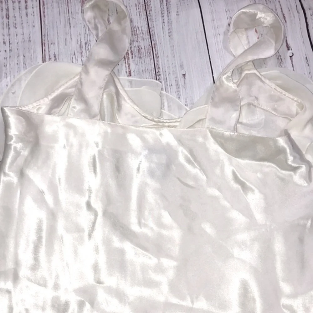 Vintage nightie slip size medium ivory color - Picture 5 of 6